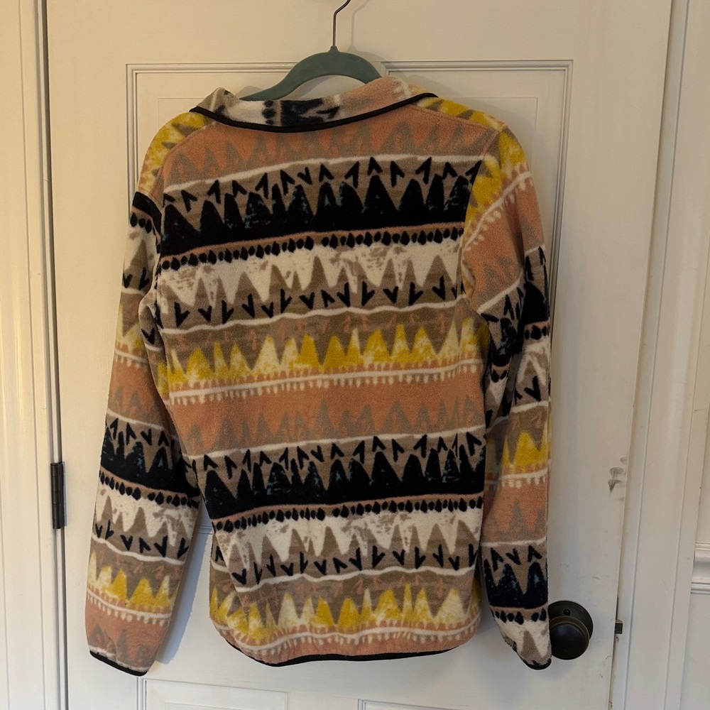 Patagonia Multicolor Geometric Snap-T Fleece Pullover, Ladies M - Picture 4 of 5